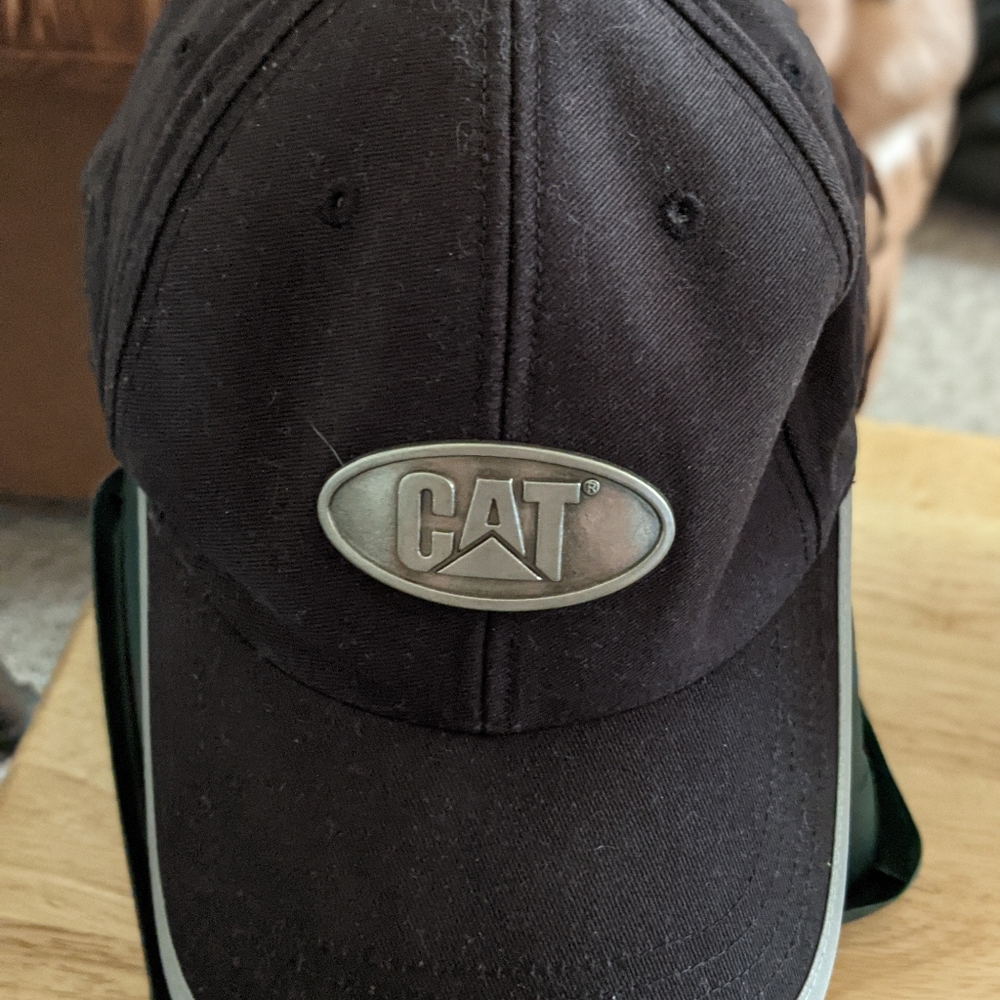 CAT Emblem, Adjustable Blue Hat